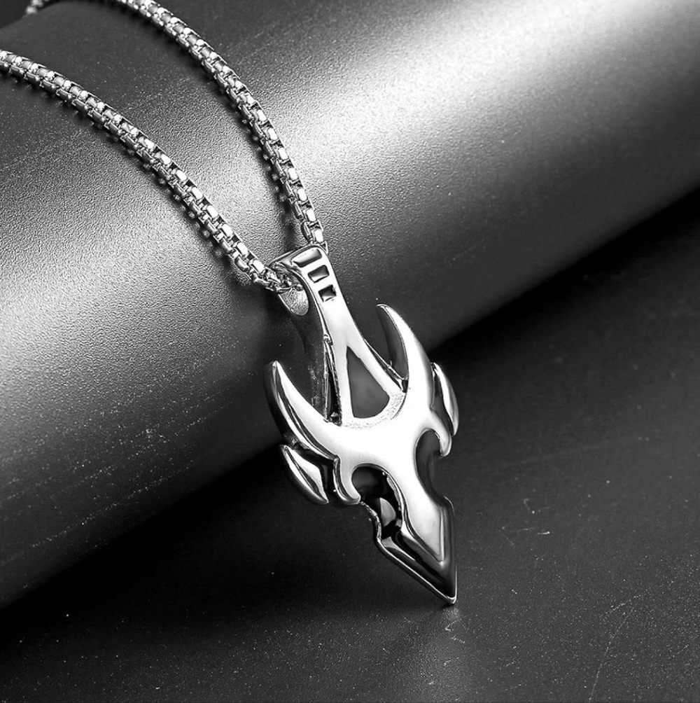 Silver Pendant Necklace for Men